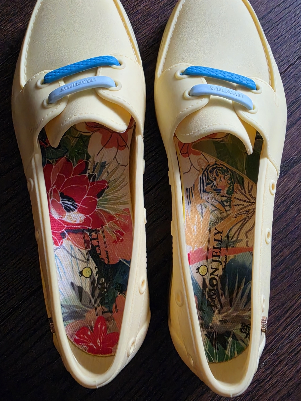 New Lemon Jelly Women’s Yellow Slip-On Loafers Size 40 Europe